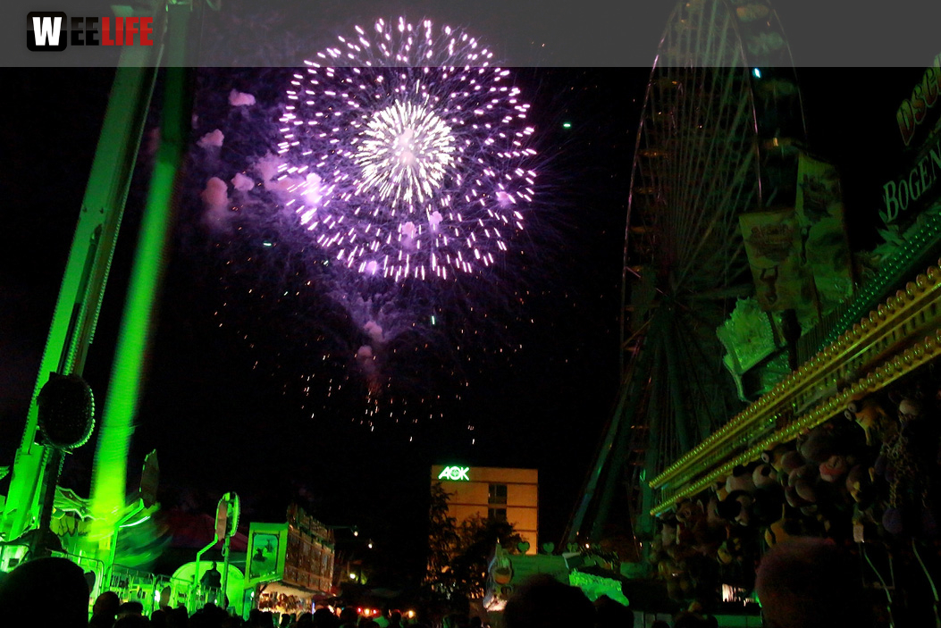 Hofer Volksfest 2016 Tag 8 Freitag Feuerwerk