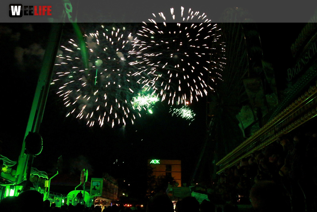 Hofer Volksfest 2016 Tag 8 Freitag Feuerwerk