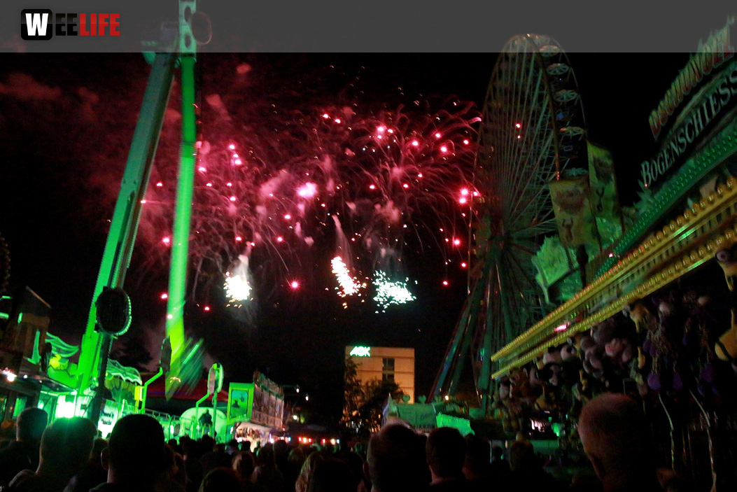 Hofer Volksfest 2016 Tag 8 Freitag Feuerwerk
