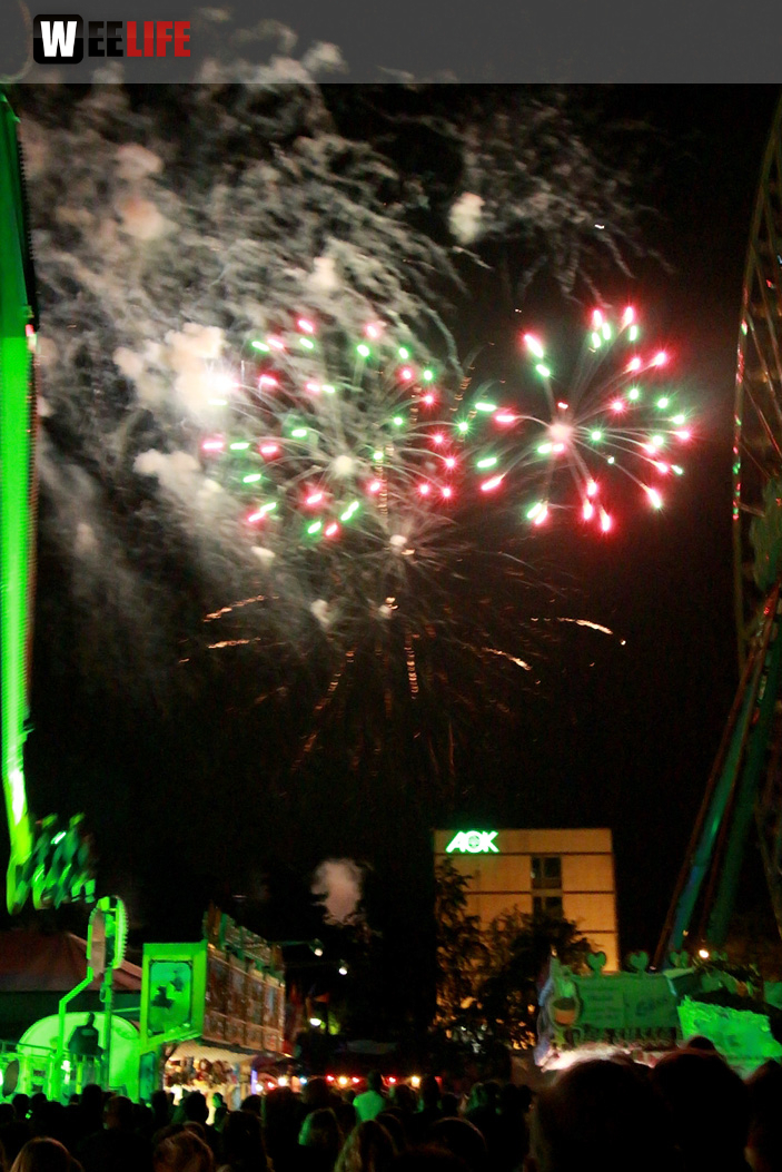 Hofer Volksfest 2016 Tag 8 Freitag Feuerwerk