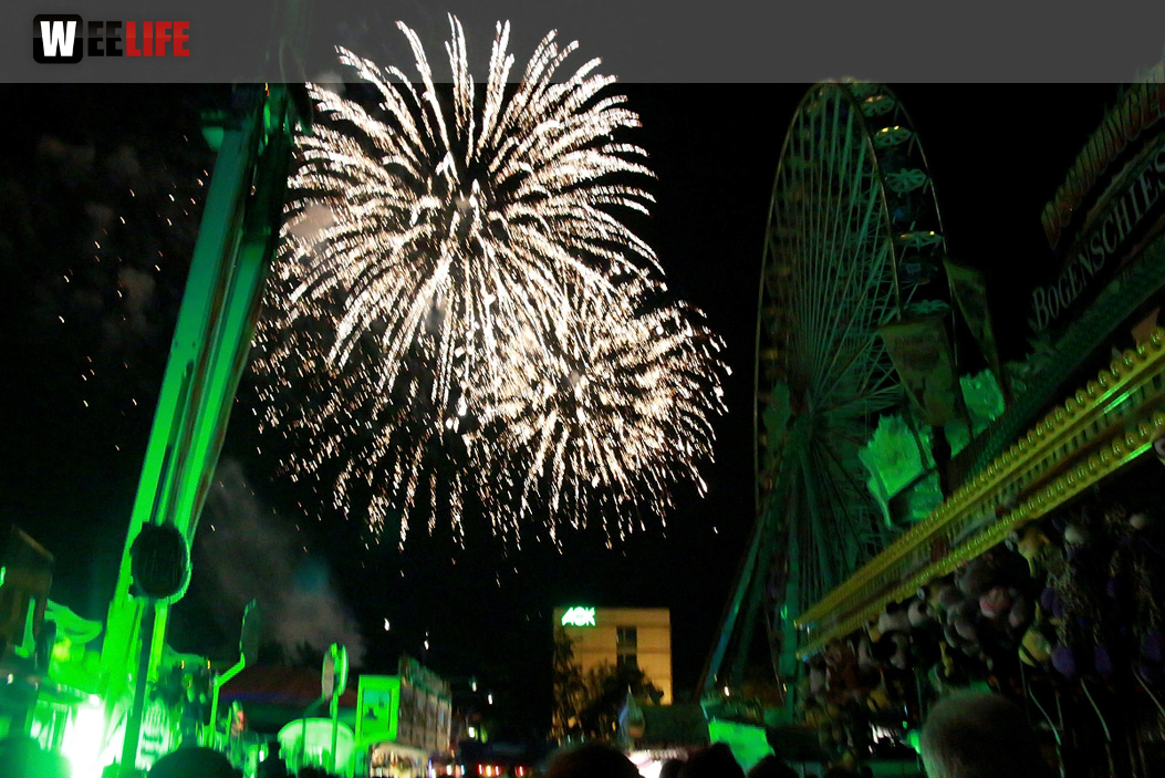 Hofer Volksfest 2016 Tag 8 Freitag Feuerwerk