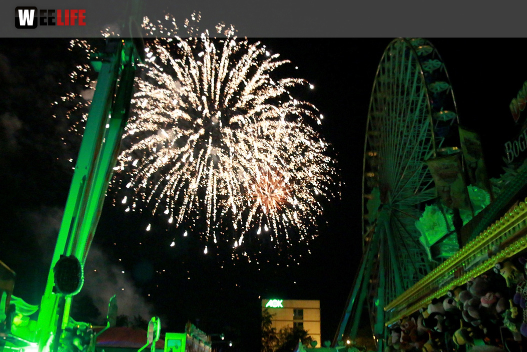 Hofer Volksfest 2016 Tag 8 Freitag Feuerwerk