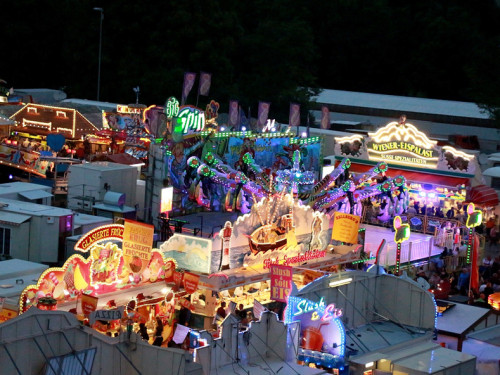 Hofer Volksfest 2016 von oben – Foto 12