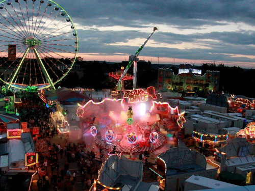 Hofer Volksfest 2016 von oben – Foto 14