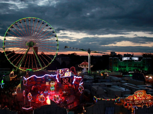 Hofer Volksfest 2016 von oben – Foto 16