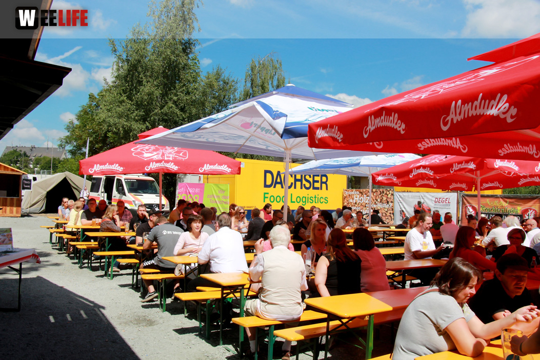 Hofer Volksfest 2016 letzer Tag Frühshoppen
