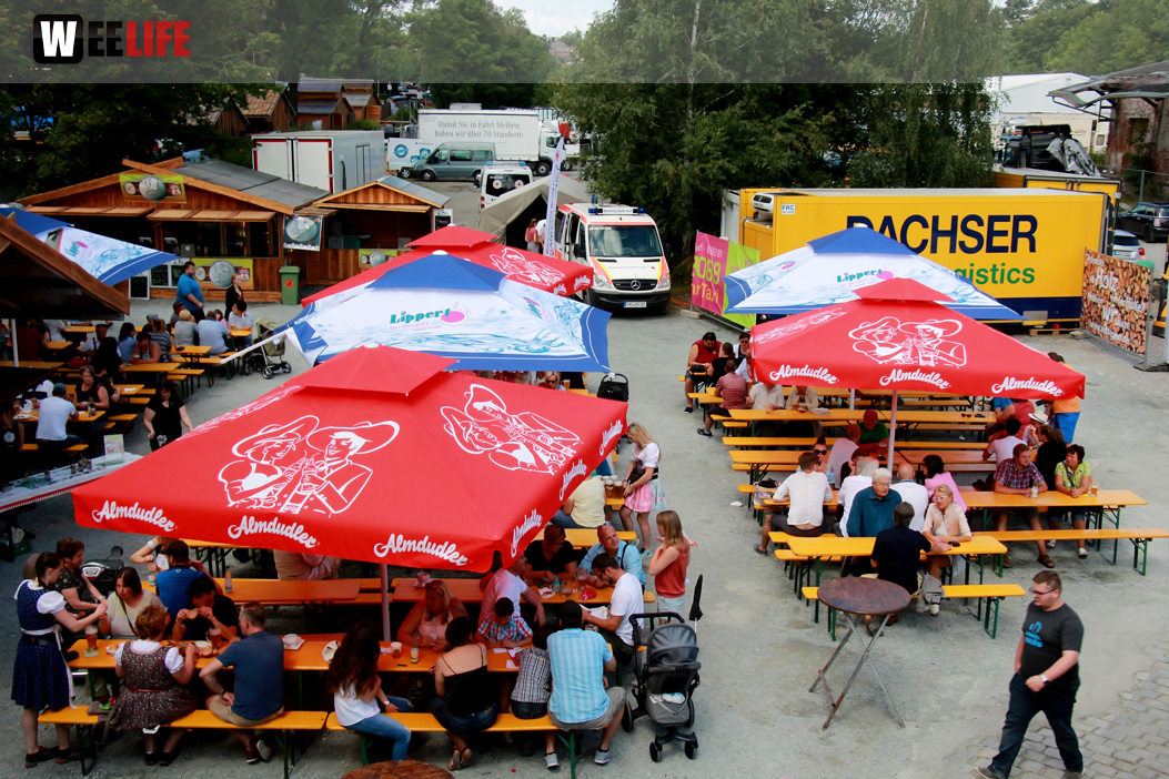 Hofer Volksfest 2016 letzer Tag Frühshoppen