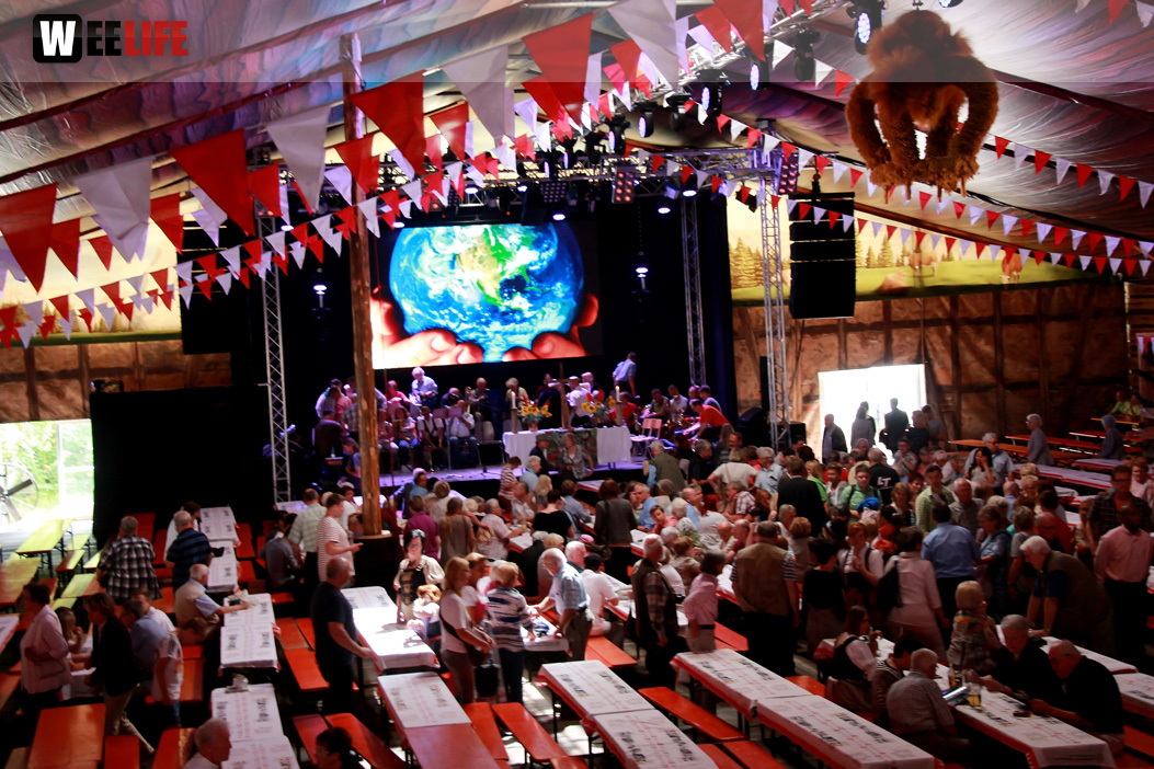 Hofer Volksfest 2016 letzer Tag Frühshoppen