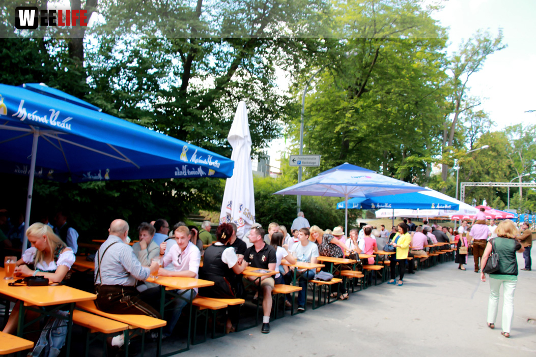 Hofer Volksfest 2016 letzer Tag Frühshoppen