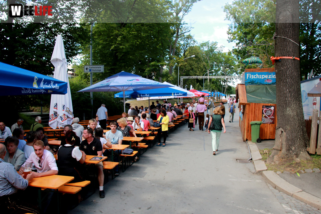 Hofer Volksfest 2016 letzer Tag Frühshoppen