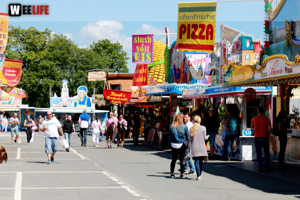 Hofer Volksfest 2016 letzer Tag Frühshoppen