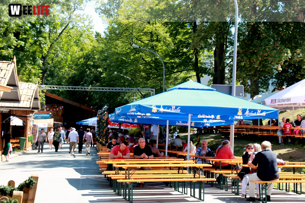 Hofer Volksfest 2016 letzer Tag Frühshoppen