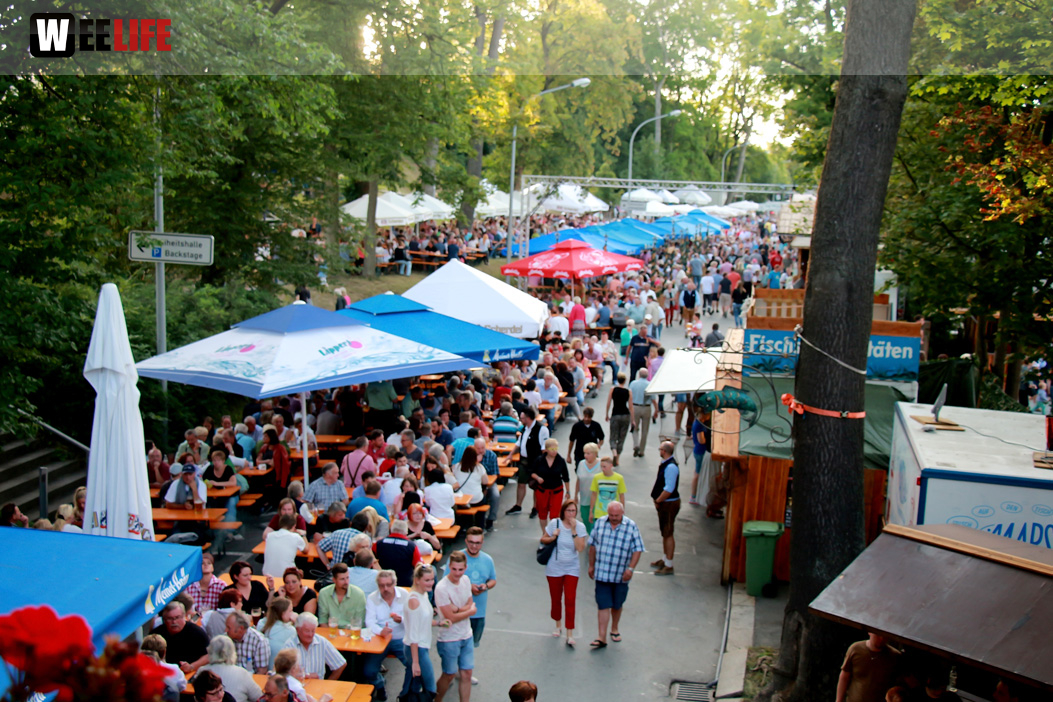 Hofer Volksfest 2016 letzer Tag Frühshoppen