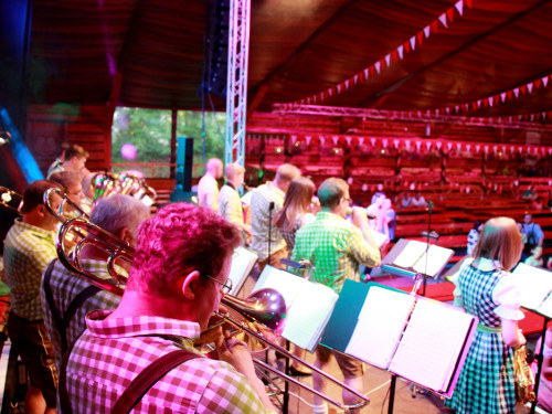 Hofer Volksfest 2016 letzer Tag Stadtkapelle Teuschnitz – Foto 9