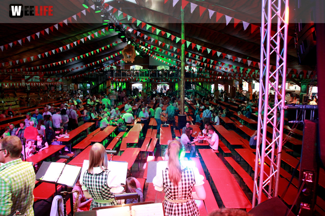 Hofer Volksfest 2016 letzer Tag Stadtkapelle Teuschnitz