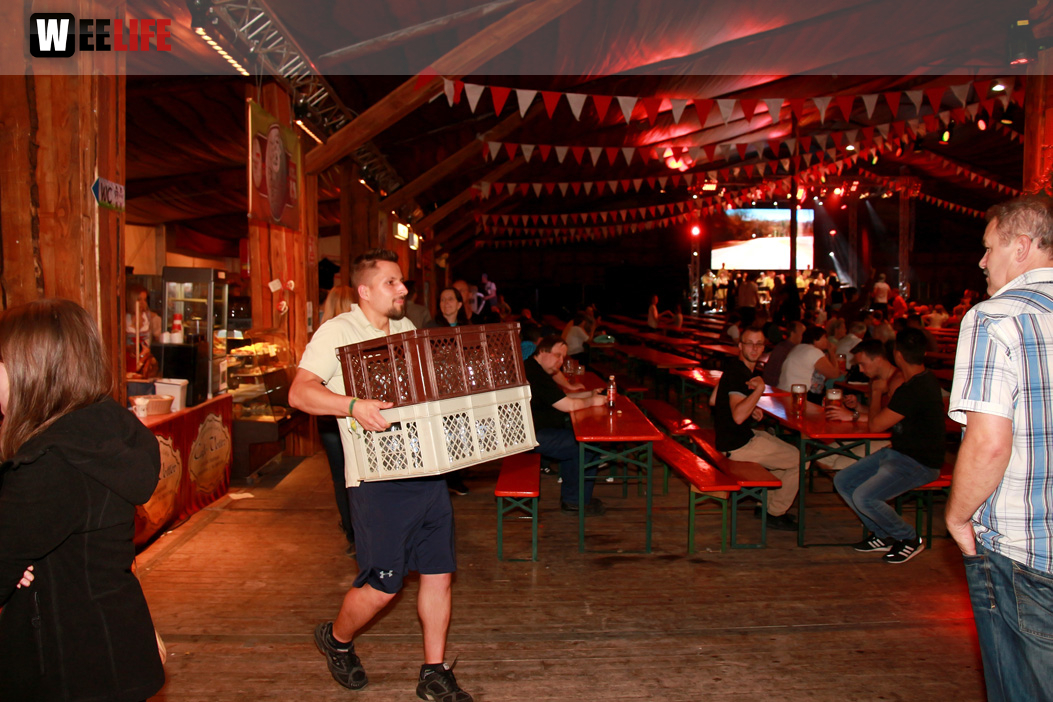 Hofer Volksfest 2016 letzer Tag Stadtkapelle Teuschnitz