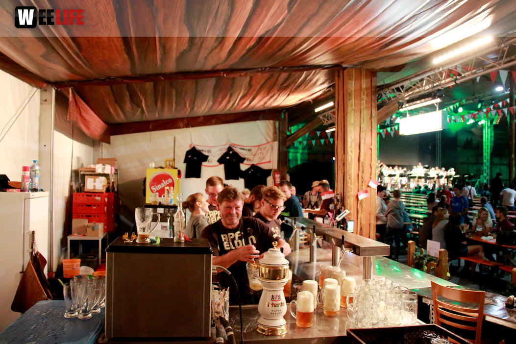 Hofer Volksfest 2016 letzer Tag Stadtkapelle Teuschnitz