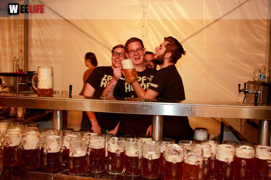 Hofer Volksfest 2016 letzer Tag Stadtkapelle Teuschnitz