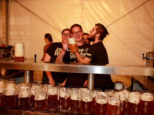 Hofer Volksfest 2016 letzer Tag Stadtkapelle Teuschnitz – Foto 66