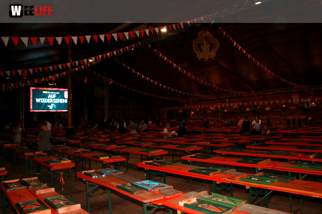 Hofer Volksfest 2016 Abbau