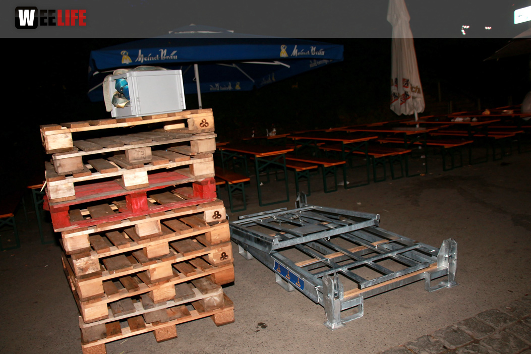 Hofer Volksfest 2016 Abbau