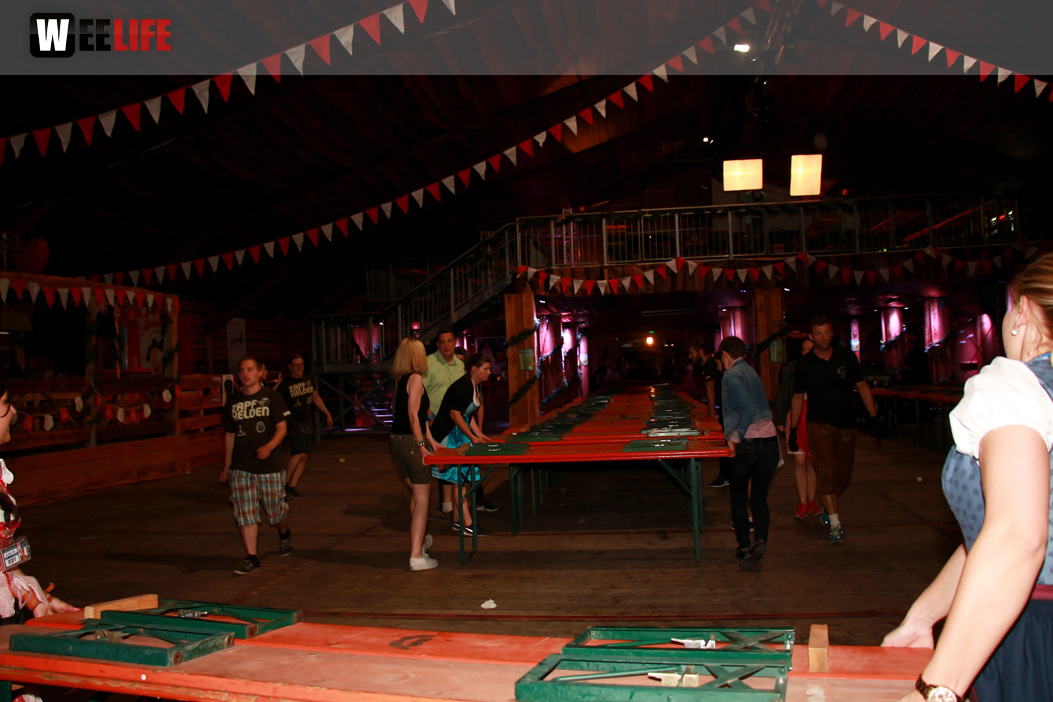 Hofer Volksfest 2016 Abbau