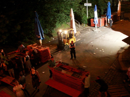 Hofer Volksfest 2016 Abbau – Foto 32