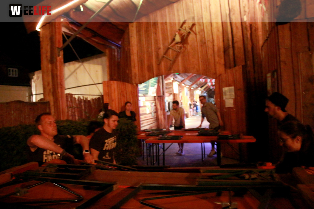 Hofer Volksfest 2016 Abbau