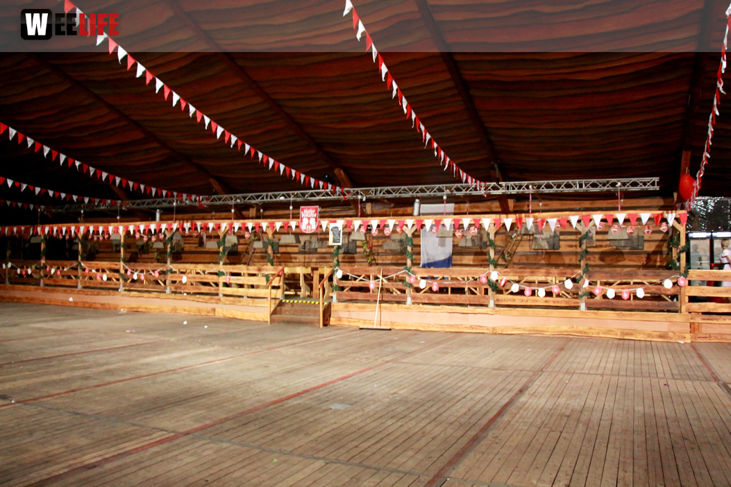 Hofer Volksfest 2016 Abbau
