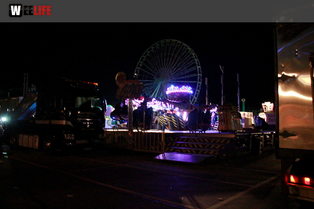 Hofer Volksfest 2016 Abbau