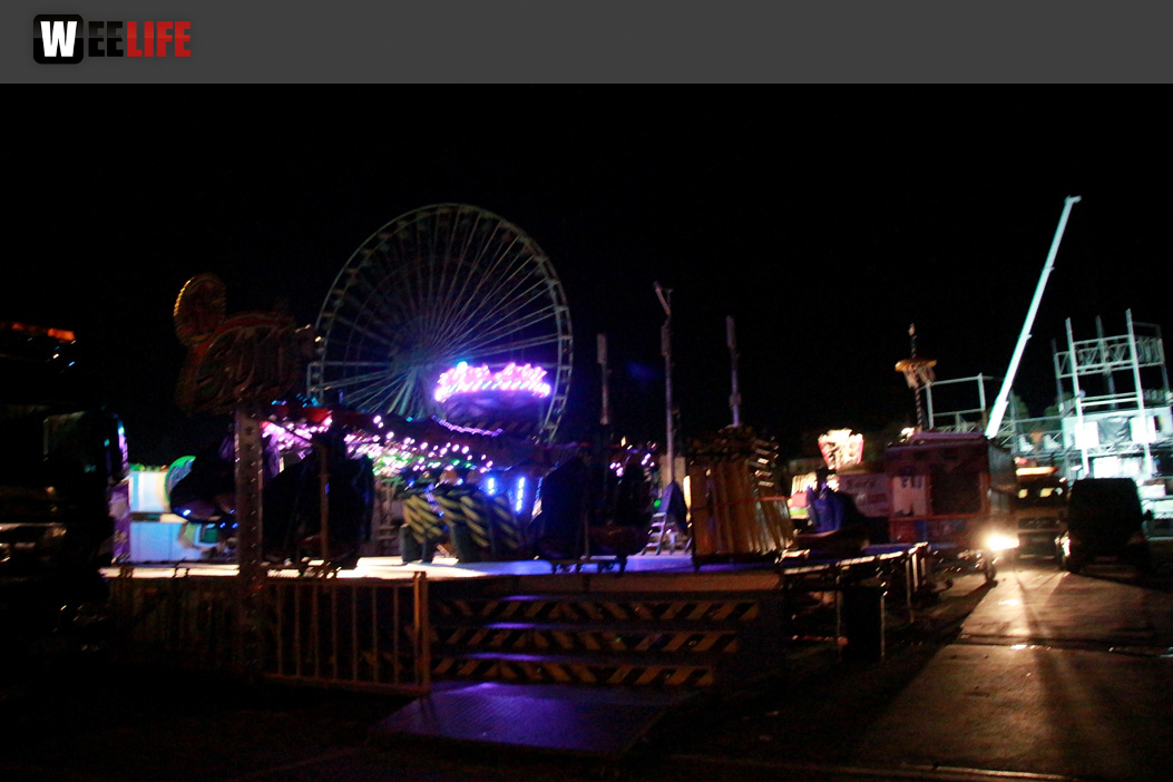 Hofer Volksfest 2016 Abbau