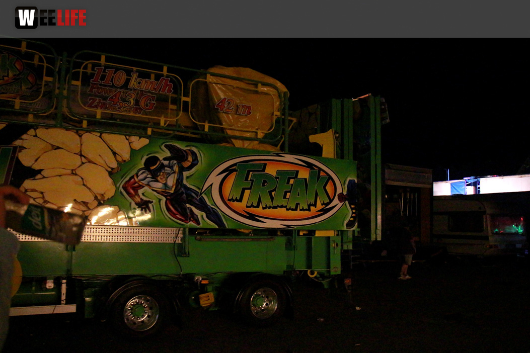 Hofer Volksfest 2016 Abbau