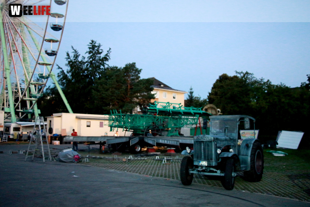 Hofer Volksfest 2016 Abbau