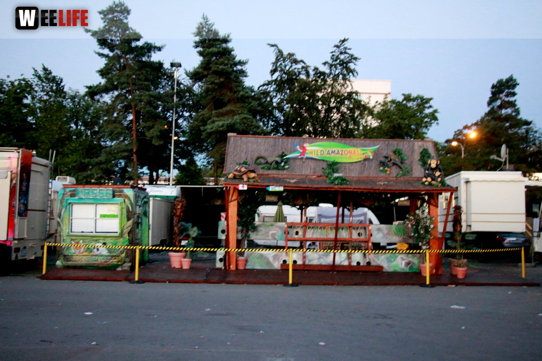 Hofer Volksfest 2016 Abbau