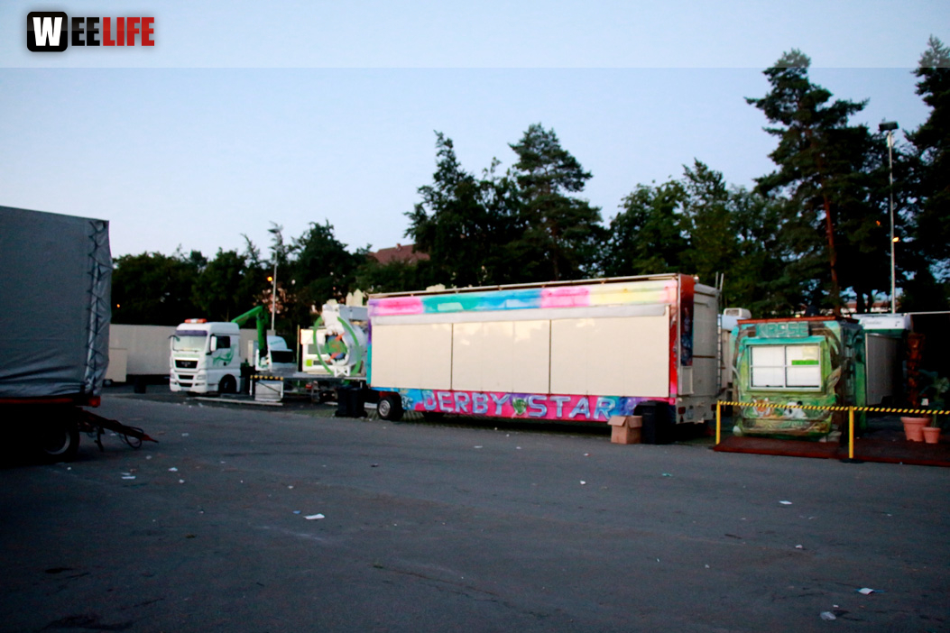 Hofer Volksfest 2016 Abbau