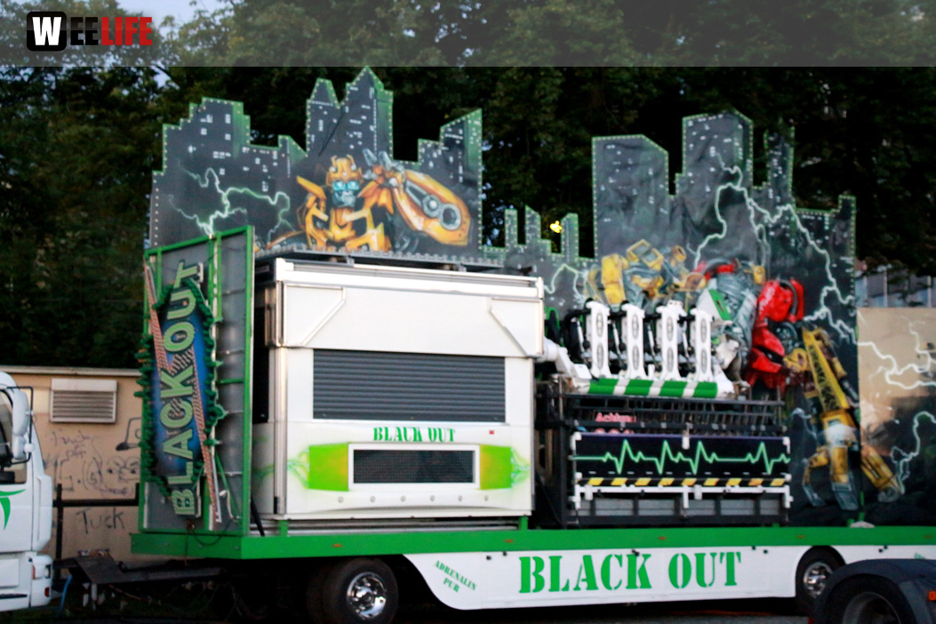 Hofer Volksfest 2016 Abbau