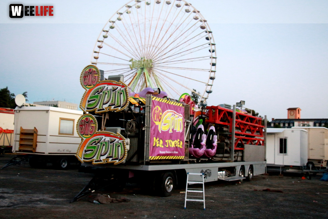 Hofer Volksfest 2016 Abbau