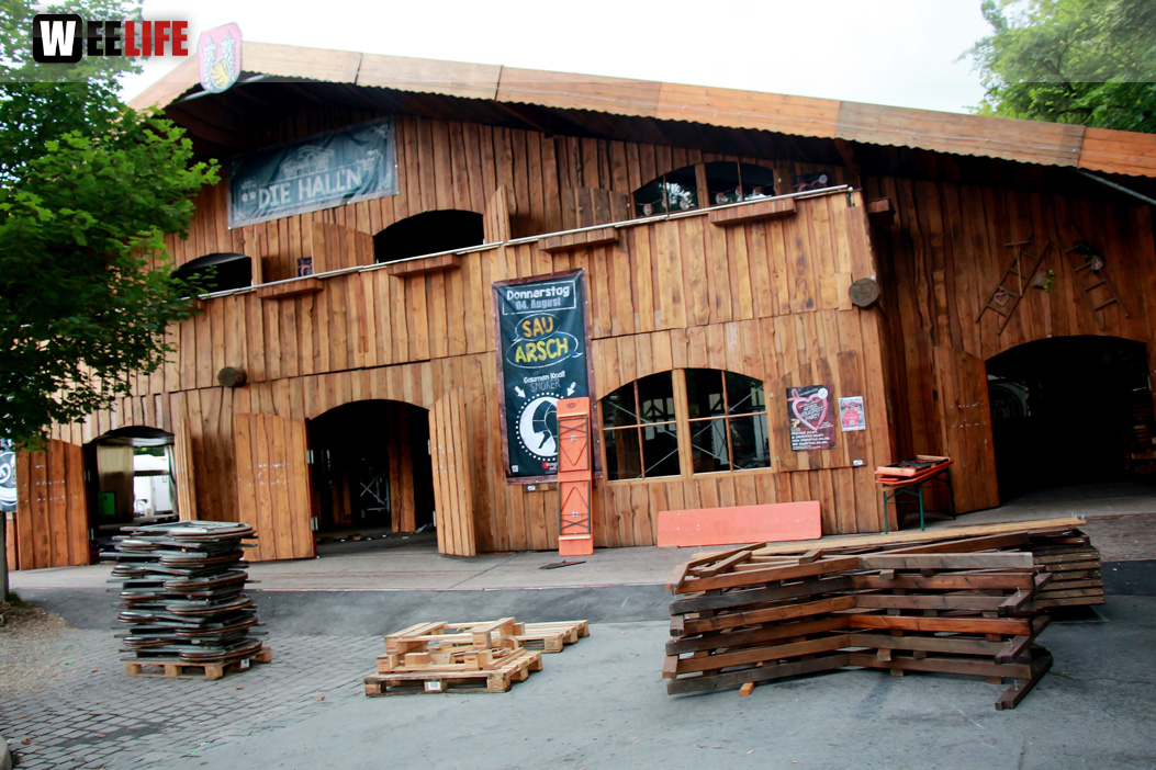Hofer Volksfest Abbau 9.8.16