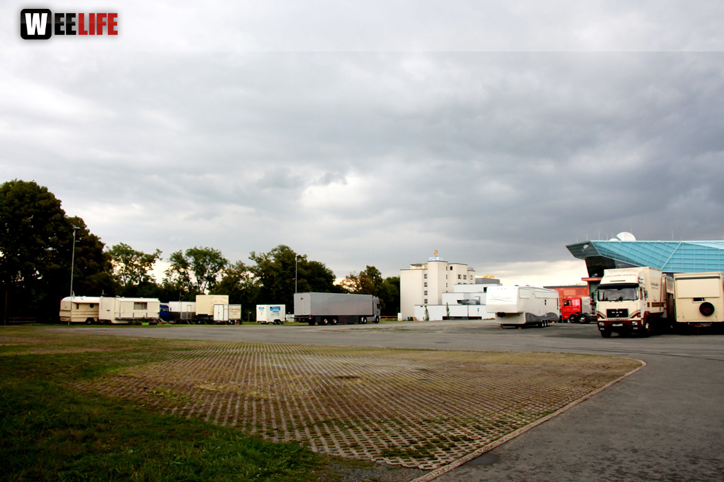 Hofer Volksfest Abbau 9.8.16
