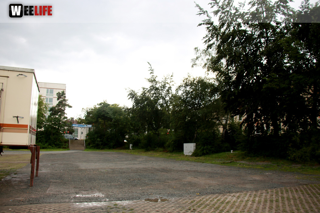 Hofer Volksfest Abbau 9.8.16