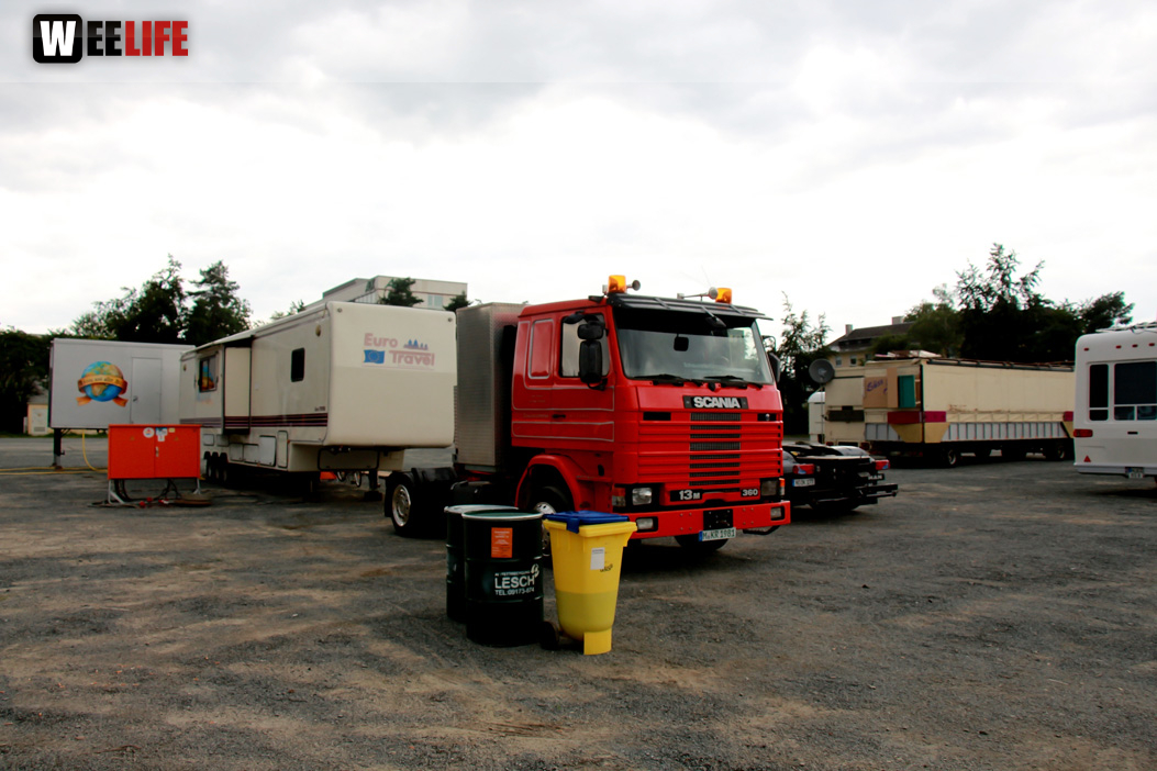 Hofer Volksfest Abbau 9.8.16