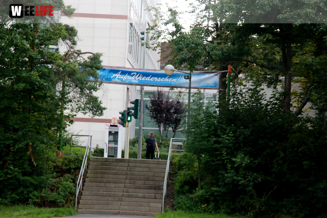 Hofer Volksfest Abbau 9.8.16