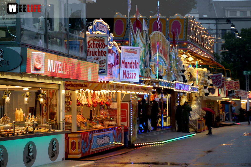 Hamburger Dom Abends 11.8.2016