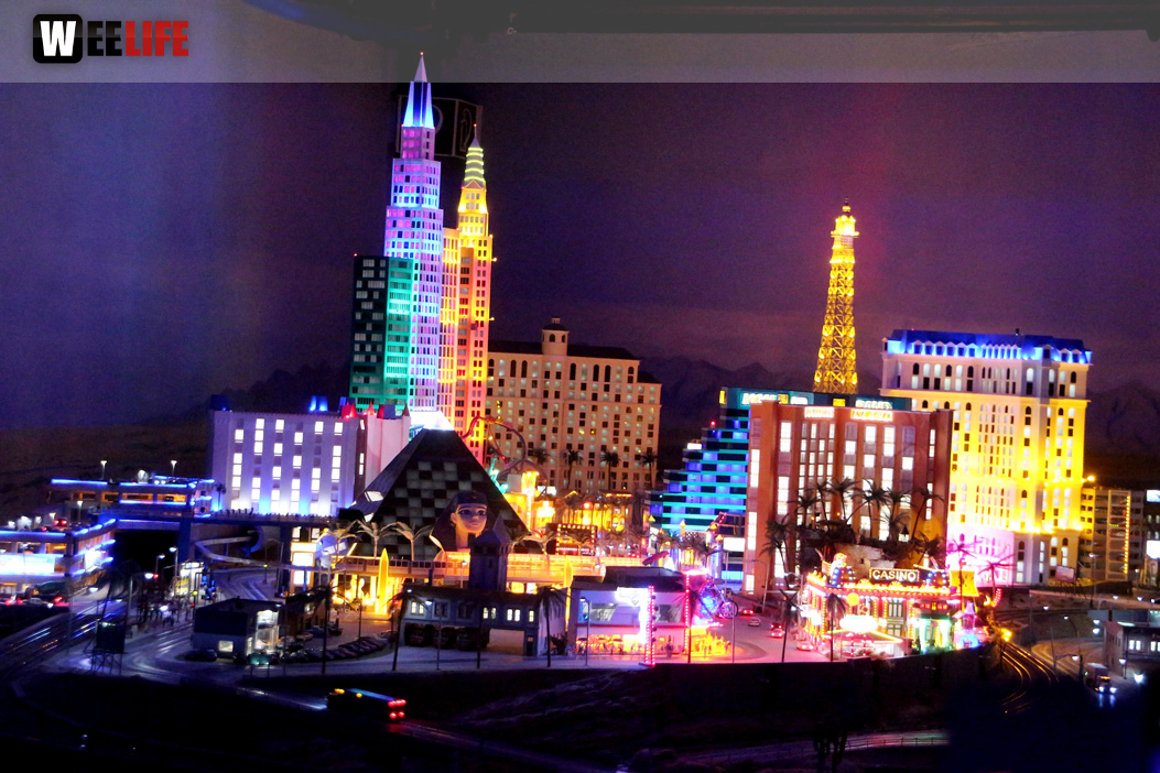 Minautur Wunderland Hamburg Nachts