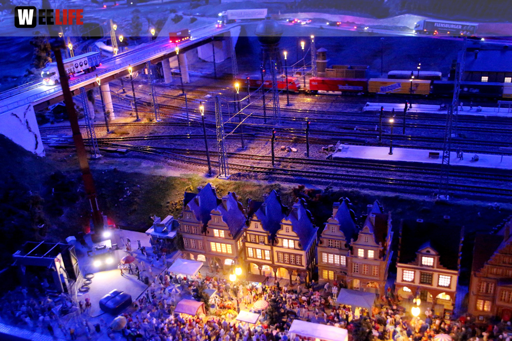 Minautur Wunderland Hamburg Nachts