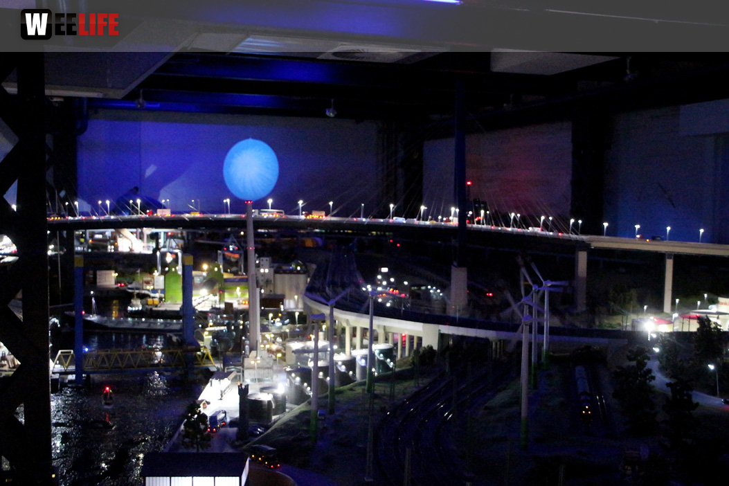 Minautur Wunderland Hamburg Nachts