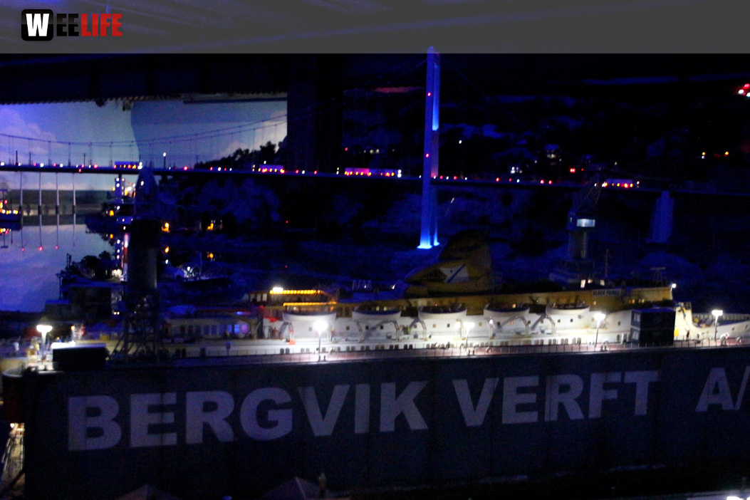 Minautur Wunderland Hamburg Nachts