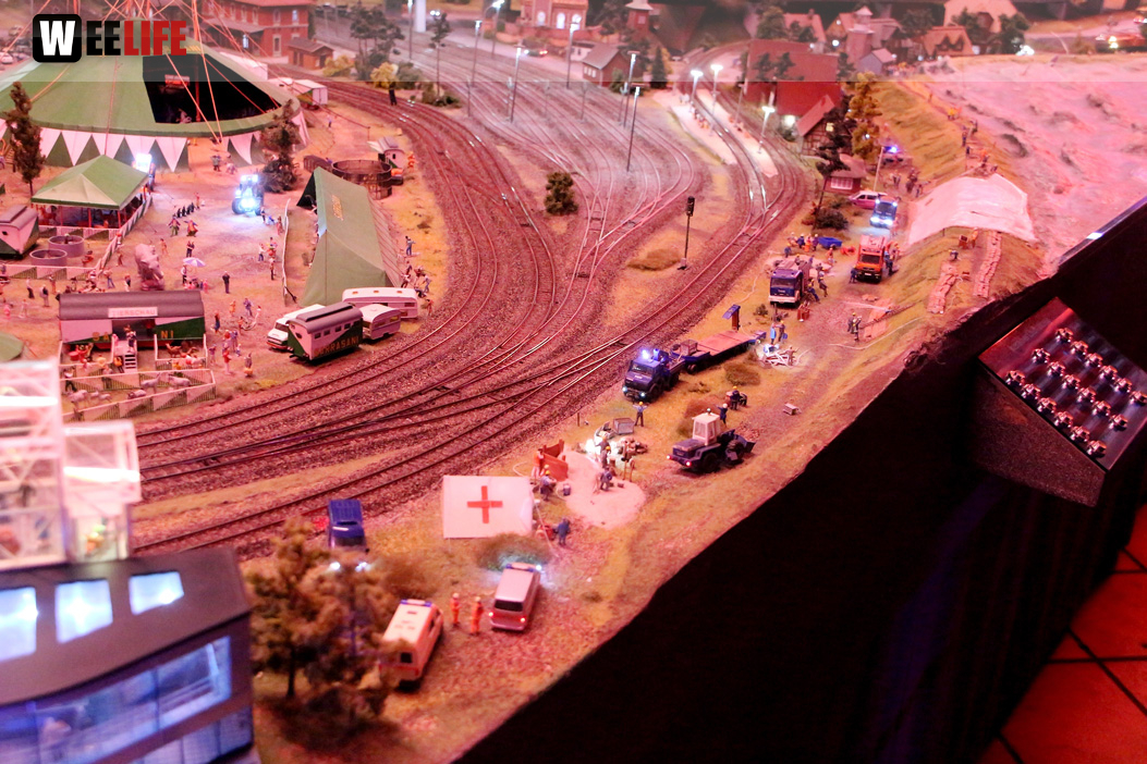 Minautur Wunderland Hamburg Nachts