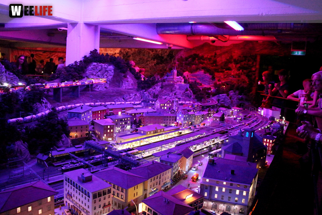 Minautur Wunderland Hamburg Nachts