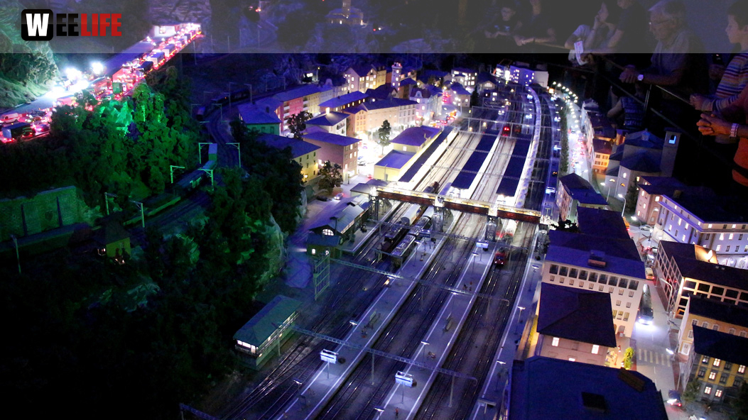 Minautur Wunderland Hamburg Nachts